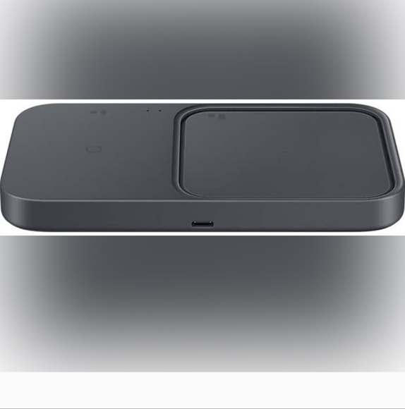NWT Samsung 15W Duo Fast Wireless Charger Pad - Dark Gray - Picture 4 of 5
